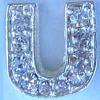 "U" Rhinestone Charm